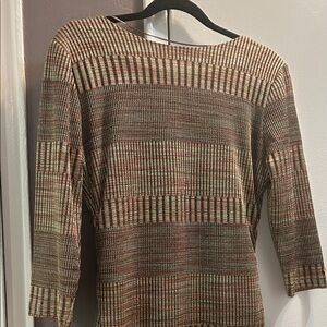 Striped Multicolor Knit Top